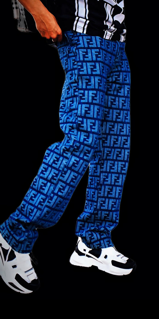 JEANS FENDI® BAGGY MONOGRAM